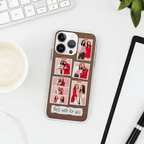 Vista 4 de CUBICER Funda personalizada para teléfono, fundas protectoras de pantalla con texto personalizado, regalos de cumpleaños para mujeres, hombres