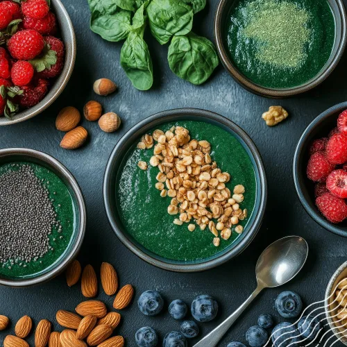 Vista 7 de NaturaleBio Polvo de espirulina orgánico 8 oz. Algas espirulina natural y cruda. Vegano y puro. Cultivado en la India en Tamil Nadu. Ideal