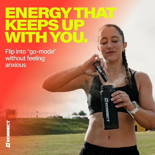 Vista 2 de Korrect Edge - Polvo de paraxantina Suplemento de energía limpia y concentración Alternativa a cafeína para claridad mental y resistencia sin