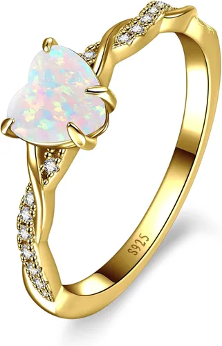 Vista 9 de Yaresul Anillo de promesa de corazón de 1.25 quilates para mujer, anillos Plata de ley 925 de zafiro creado