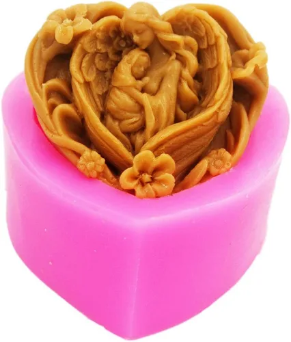 Vista 3 de Molde de pavo real S364 Craft Art Silicone Soap Molds Craft Molds DIY Moldes de vela hechos a mano