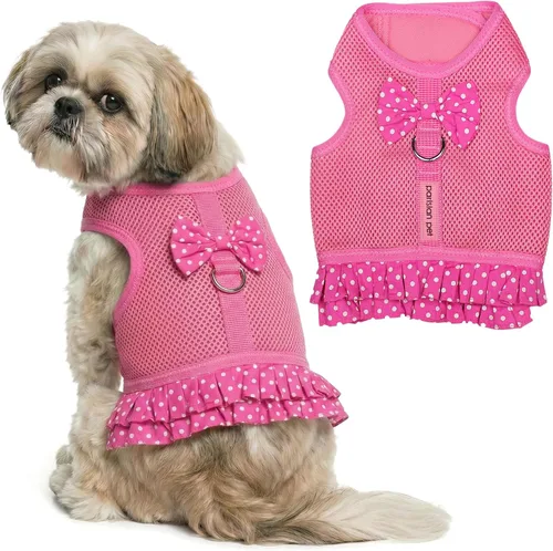Vista 30 de Arnés para perro Parisian Pet - Arnés de libertad ajustable - Chaleco para perro de camuflaje verde - Arnés para perro de 100% tela de malla