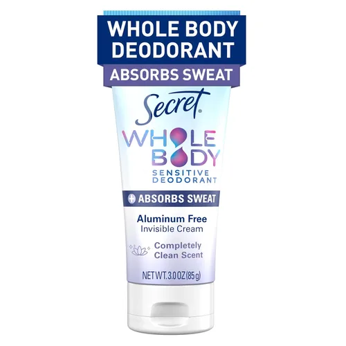 Vista 16 de Secret Desodorante para Todo el Cuerpo en Barra de Secado Rápido + Absorbe el Sudor para Mujeres, Ingredientes Naturalmente Derivados, Aroma