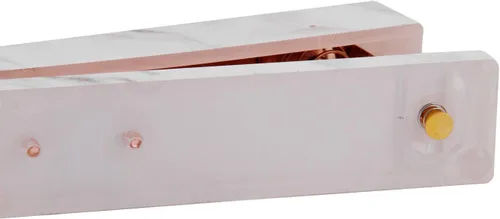 Vista 3 de Starsouce Grapadora de escritorio resistente de oro rosa, manual sin atascos, capacidad de 20 hojas, estilo moderno