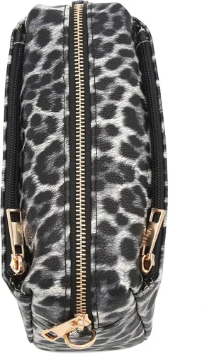 Vista 121 de FashionPuzzle Triple Zip Small Crossbody Bag