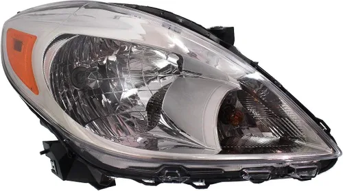 Vista 2 de Garage-Pro Faro lateral del conductor y del pasajero para Nissan Versa 2012-2014 halógeno con bombilla(s) CAPA Sedan Reemplaza# 260103AN0B 260603AN0B