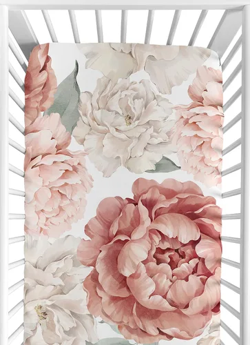 Vista 10 de Sweet Jojo Designs Sábanas ajustables para cuna de bebé (rosa sólido) para niñas, guardería infantil, habitación de niños pequeños - Tamaño estándar