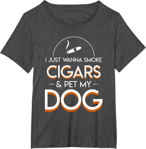 Vista 24 de Solo quiero fumar cigarros y mascotas a los amantes de los perros de mi perro, Negro, S