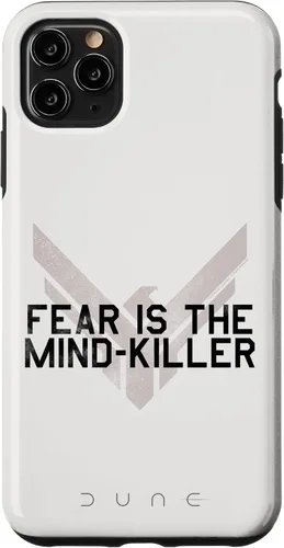 Vista 18 de iPhone 16 Pro Dune (2021) - El miedo es el asesino de la mente - Carcasa blanca Atreides