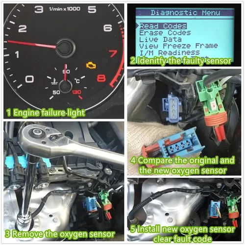 Vista 16 de Sensor de oxígeno 234-2003 aguas arriba compatible con Prizm Corolla 1995-1997 1.6L 1.8L L4 MR2 1992-1995 2.2L