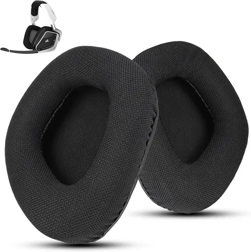 Vista 8 de Frozen - Almohadillas de repuesto para auriculares Corsair Void Pro inalámbricos/con cable, compatibles con auriculares Corsair Void Elite