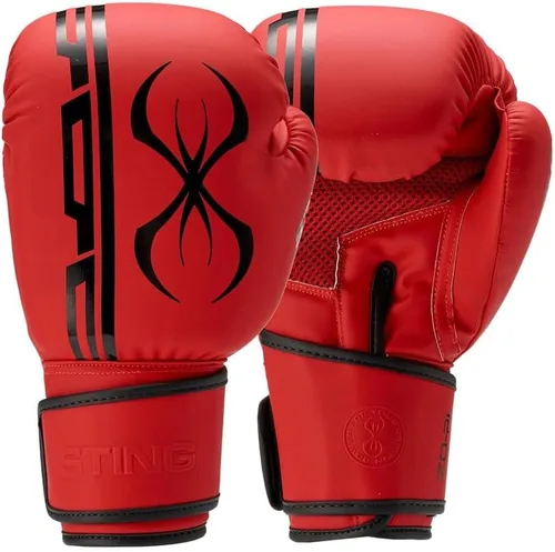 Vista 11 de Guantes de boxeo STING Armaplus Material exterior T3, sistema de revestimiento flotante, relleno de núcleo Hi Flow, correa de soporte de muñeca