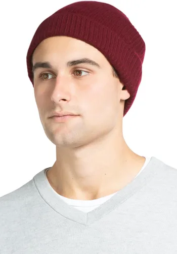 Vista 12 de Fishers Finery Sombrero con puños acanalados de cachemira 100% pura para hombre; ultra felpa