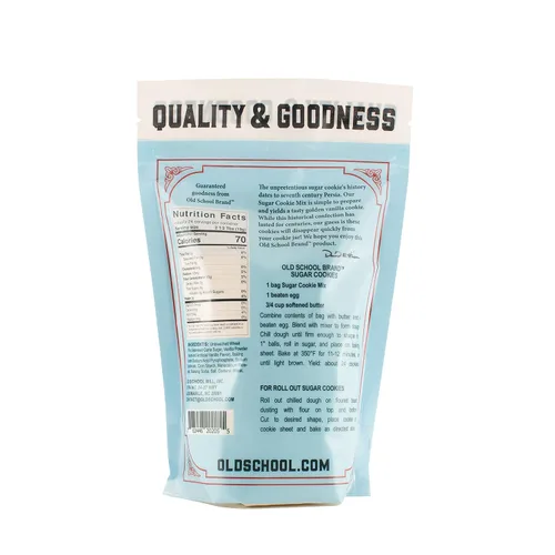 Vista 2 de Old School Brand™ Mezcla de galletas de azúcar – 16 onzas Hace alrededor de 24 galletas doradas de vainilla caseras Horneado para vacaciones