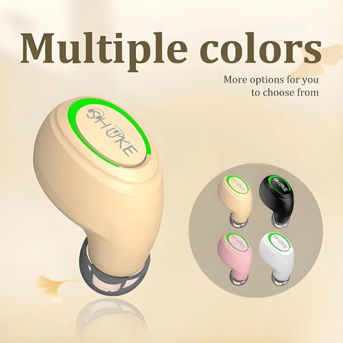 Vista 6 de Auricular Bluetooth inalámbrico único con micrófono, auriculares intrauditivos ligeros para Android, iOS y portátil, ideal para oficina, conducción