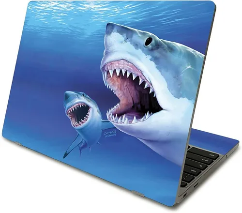 Vista 20 de MightySkins Skin compatible con Samsung Chromebook 4 (2021) de 11.6 pulgadas - Aztec Fox Funda protectora de vinilo duradera y única Fácil