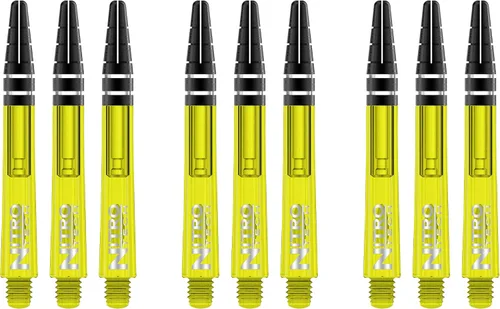 Vista 8 de RED DRAGON Nitrotech Dart Shafts - Transparent Polymer Stems with Flight Locking System for Secure Flight Retention - Available in Short