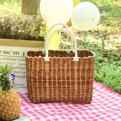 Vista 5 de Cesta de picnic, canasta, juego de cesta de picnic, cesta de picnic para 2, cesta de picnic aislada, cesta de pícnic, cestas de picnic para parejas