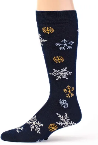 Vista 6 de WARRIOR ALPACA SOCKS - Calcetines acogedores de lana de alpaca divertidos de estilo novedoso/camping para hombres y mujeres Suaves, cálidos Negro