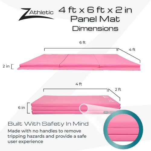Vista 3 de Z Athletic Colchoneta plegable para gimnasia y acrobacia