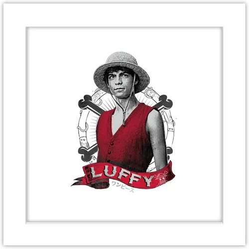 Vista 11 de Trends International Gallery Pops Netflix One Piece - Póster gráfico de pared de Luffy, 12.00 x 12.00 pulgadas, versión de marco negro