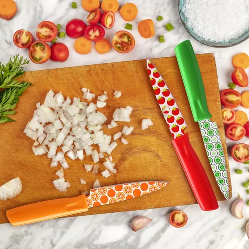 Vista 5 de Hampton Forge Kitchen Essentials - Colección de herramientas y cubiertos de cocina, accesorios de cocina y cubiertos, juego de cuchillos de pelar