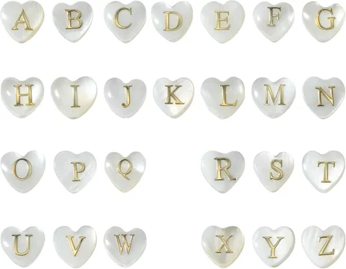 Vista 16 de LiQunSweet 10 cuentas de corazón dulce de concha de abulón natural para hacer aretes, pulseras, collares, joyas