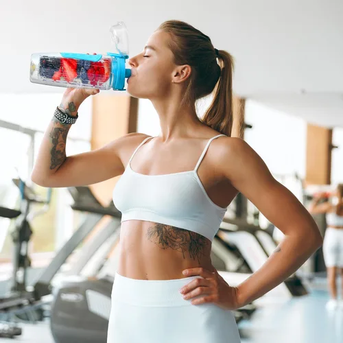 Vista 7 de Botella de agua portátil con infusor de frutas