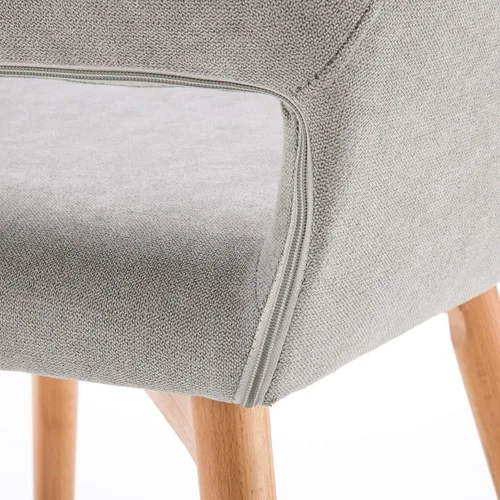Vista 7 de Sillas modernas para comedor con patas de madera maciza, para sala, comedor