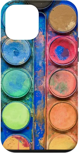 Vista 16 de Caja de paleta de pintura de acuarela - Funda de regalo divertida para artista/pintor/arte para iPhone 17