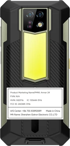 Vista 9 de Ulefone Armor 24 22000mAh Mega Battery - Teléfono resistente desbloqueado, luz de campamento, 24 GB de RAM +256 GB de ROM, pantalla FHD de 6.78