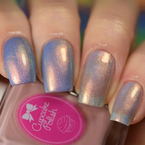 Vista 6 de Cupcake Polish VNL Blur #1 (fair) - Esmalte de uñas visible con base neutra