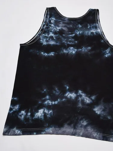 Vista 4 de Liquid azul de los hombres ACDC Hard Rock Tank parte superior playera