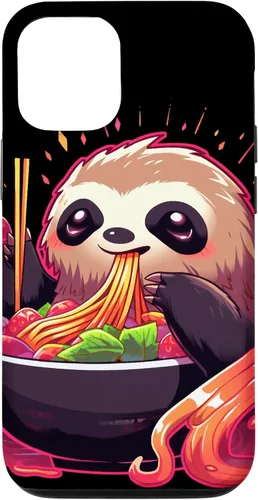 Vista 28 de Sloth Eating Ramen Japanese Noodles Soup Kawaii Case for iPhone 17