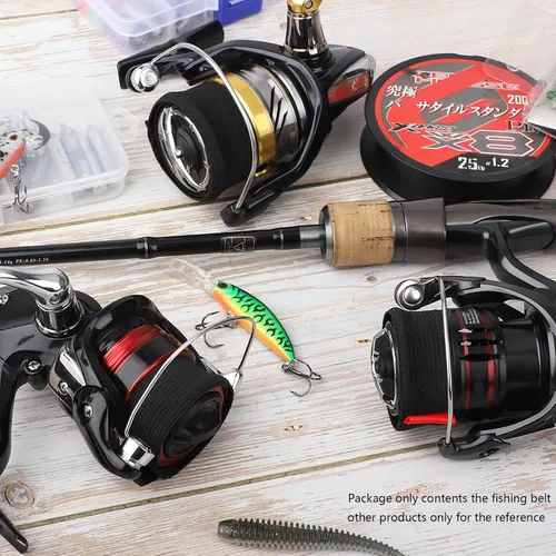 Vista 6 de Dovesun Cinturón de carrete de pesca Carrete de protección de carrete de pesca Carretes giratorios Accesorios de carrete de pesca 4 unids