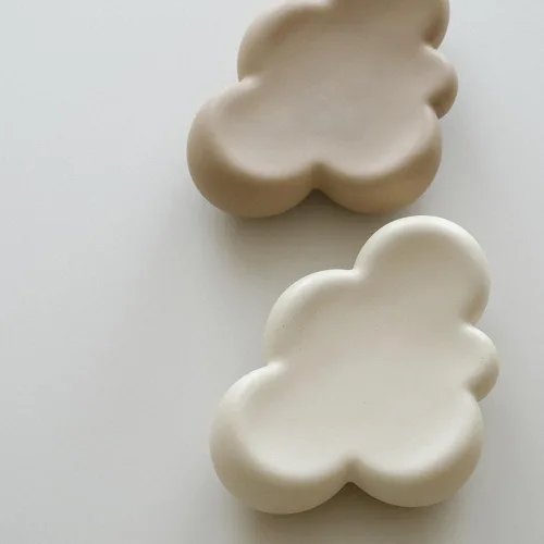Vista 6 de WENSHUO Cube Cloud - Bandeja para joyas, plato para baratijas, crema mate