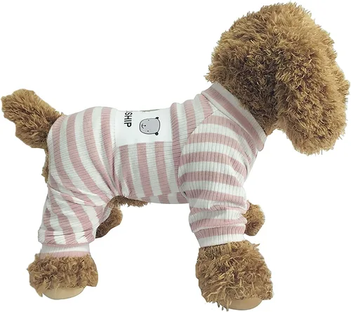 Vista 7 de Ropa de perro de EastCities para perros pequeños y cachorros (conjunto de pijama), s, gris