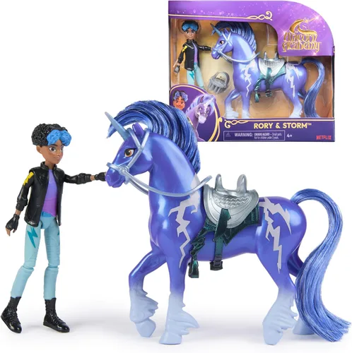 Vista 12 de Unicorn Academy, Set de Poder de Amistad de Ava y Leaf con Silla de Montar y Accesorios, Muñecas y Juguetes de Unicornio, Regalos y Pequeños