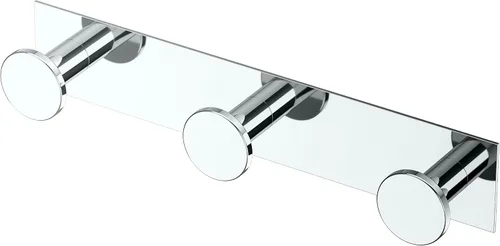 Vista 6 de Gatco 1288B Glamour - Gancho triple para bata de 3 ganchos, gancho montado en la pared para toallas de baño, batas y abrigos, 11 pulgadas de Latón