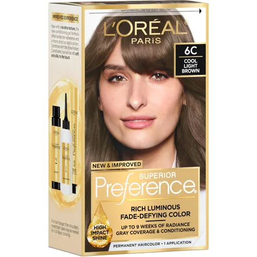 Vista 66 de L'Oreal Paris Superior Preference - Tinte permanente luminoso que desafía la decoloración para el cabello, tinte para el cabello hasta 9 semanas