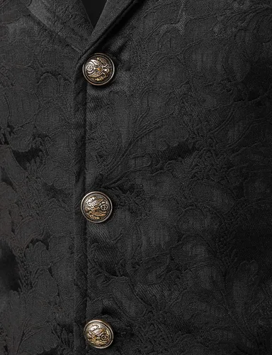 Vista 4 de VATPAVE - Steampunk - Chaleco para hombre, estilo victoriano y gótico.