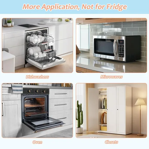 Vista 9 de AOSITE Cerraduras pequeñas para nevera para niños, sin taladro, cerraduras de refrigerador para adultos, cerraduras de armario, cerraduras de Negro