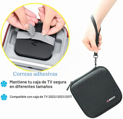 Vista 5 de RLSOCO Funda rígida para Apple TV 4K Wi-Fi 3ª generación/TV HD (2022/2021/2017)