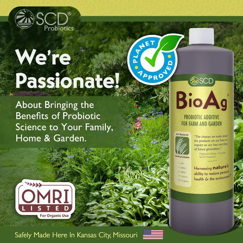 Vista 5 de SCD BioAg - Microbios orgánicos de suelo de granja y jardín, iniciador de compost con 12 cepas probióticas, súper concentrado vivo