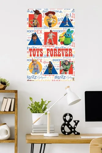 Vista 2 de Disney Pixar Toy Story 4 - Póster de pared con pasadores
