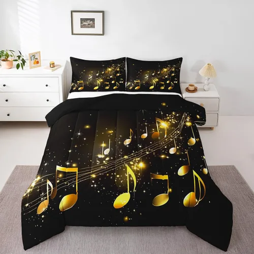 Vista 214 de Erosebridal Juego de edredón de hojas de cannabis, juego de ropa de cama de marihuana con estampado colorido de plantas, decoración bohemia de 2