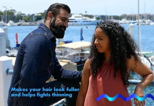 Vista 7 de Blackbeard Seaspray Hair Energizer - Suero en aerosol para hombre con biotina y cafeína, voluminizador para cabello más grueso y completo
