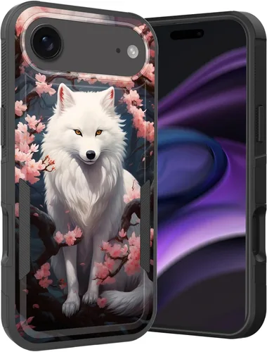 Vista 38 de Funda para iPhone Air, doble capa híbrida resistente resistente a prueba de golpes de policarbonato duro + funda protectora de silicona suave