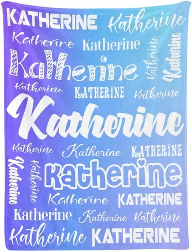 Vista 20 de Manta personalizada de bebé con nombre, manta personalizada con nombre para adultos, niños y familia (negro, 30 x 40 pulgadas)