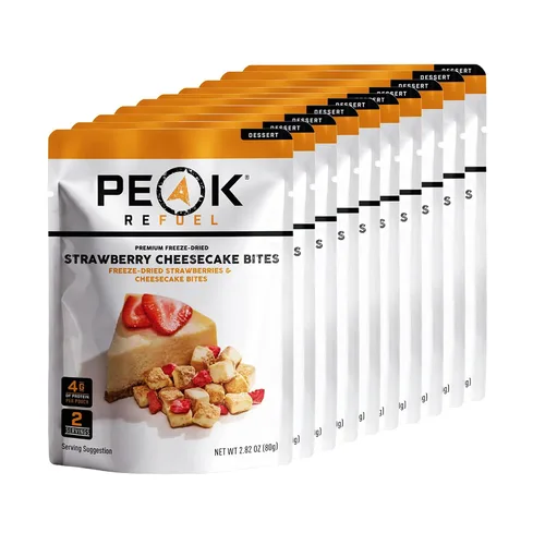 Vista 18 de Peak Refuel Fudge Brownie Bites, refrigerio liofilizado para camping, 1